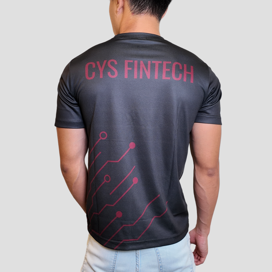 CYS Black FINTECH Crew Neck