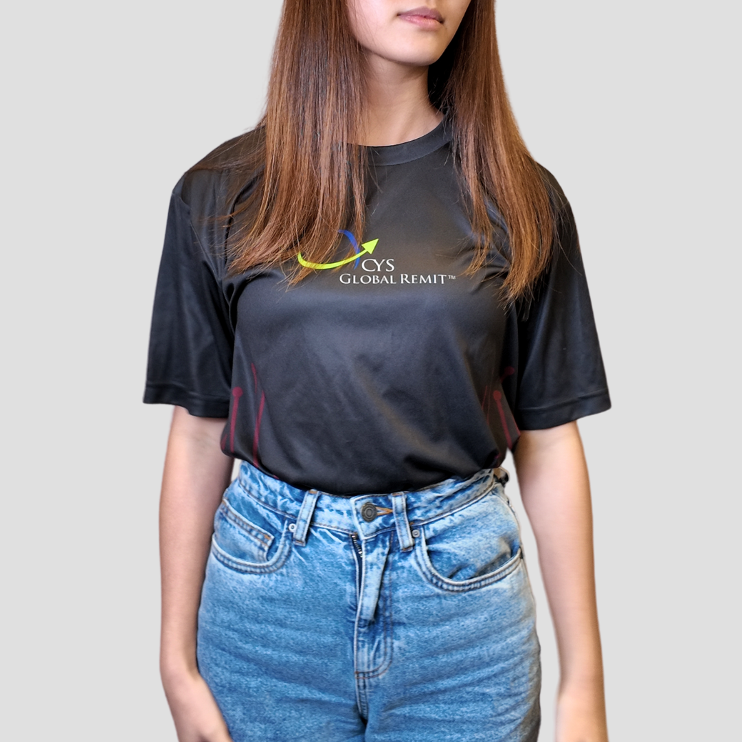 CYS Black FINTECH Crew Neck