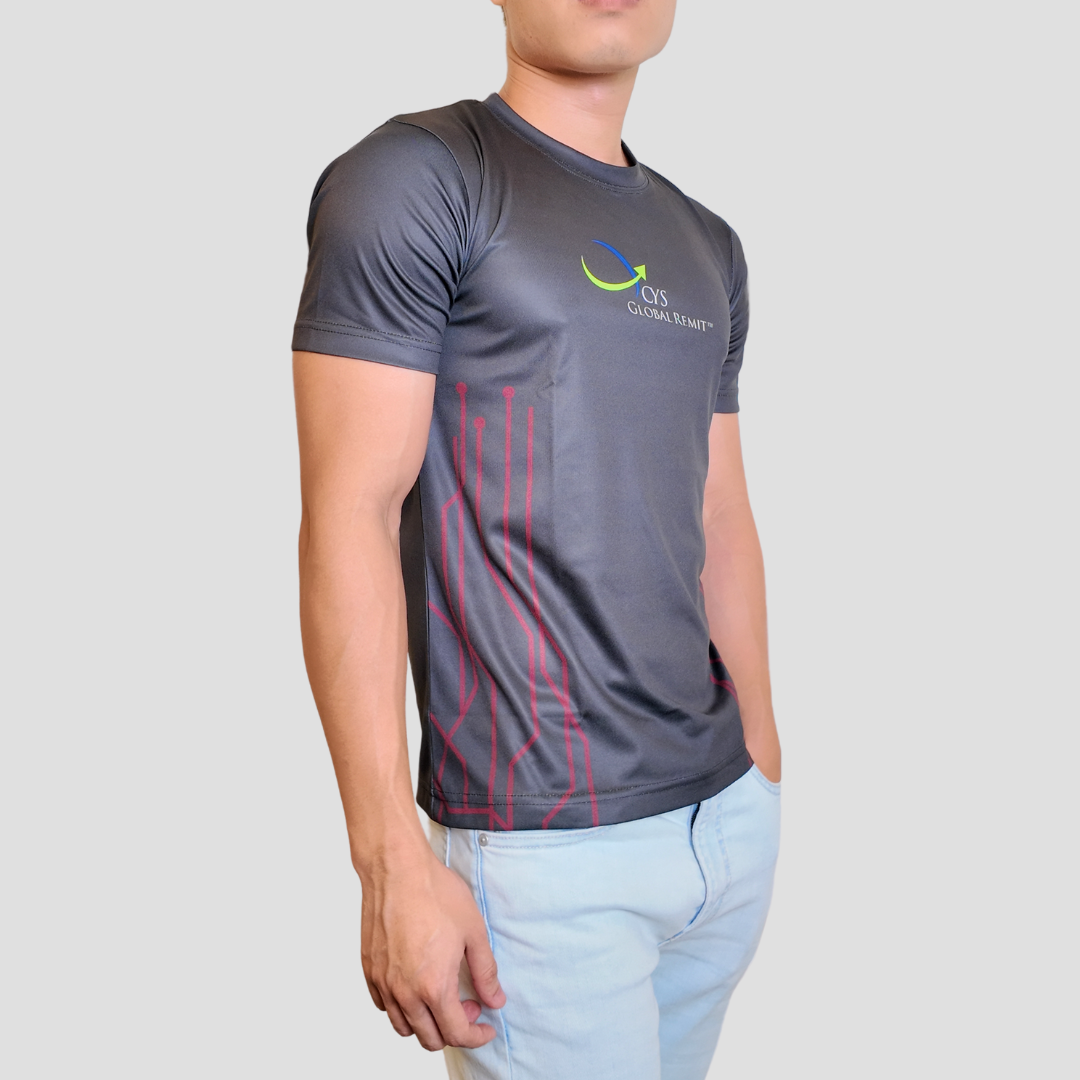 CYS Black FINTECH Crew Neck